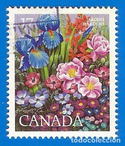 Sellos: Canada. 1980. Scott # 855. Flores. Exposicion Internacional. Montreal