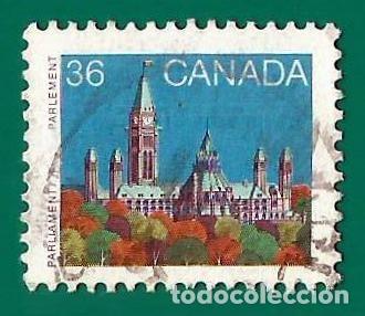 Sellos: Canada. 1982. Scott # 926B. Parlamento. Edificio Libreria - Foto 1