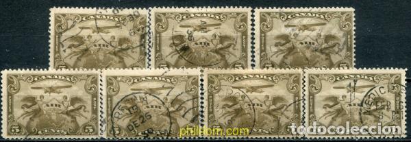 Sellos: 796731 USED CANADA 1928 ALEGORIA - Foto 1