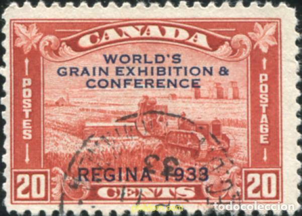 Selos: 796752 USED CANADA 1933 EXPOSICION INTERNACIONAL EN REGINA