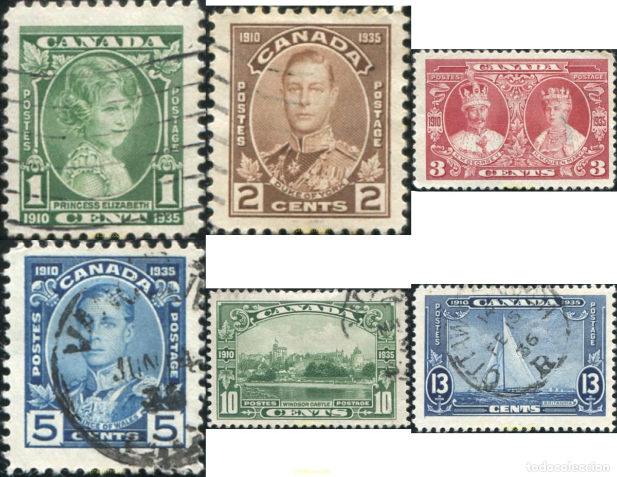 Selos: 796759 USED CANADA 1935 JUBILEO DE JORGE V