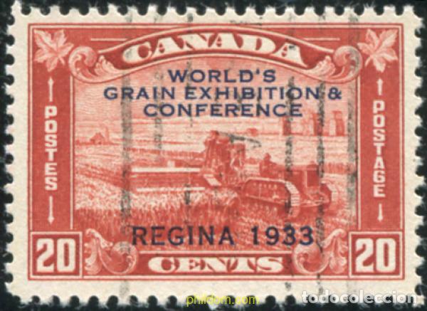 Selos: 796765 USED CANADA 1933 EXPOSICION INTERNACIONAL EN REGINA