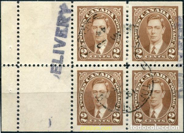 Stamps: 796840 USED CANADA 1937 REY GEORGE VI