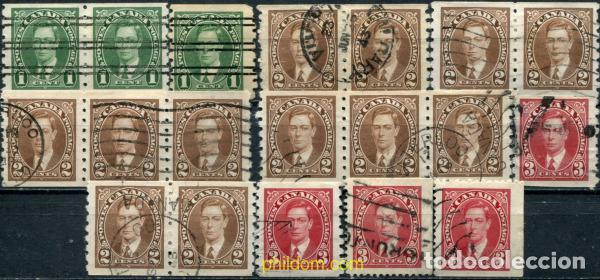 Francobolli: 796845 USED CANADA 1937 REY GEORGE VI