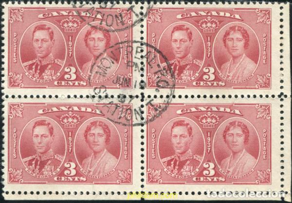 Selos: 796853 USED CANADA 1937 COMMEMORACION DEL CORONAMIENTO DE GEORGE VI