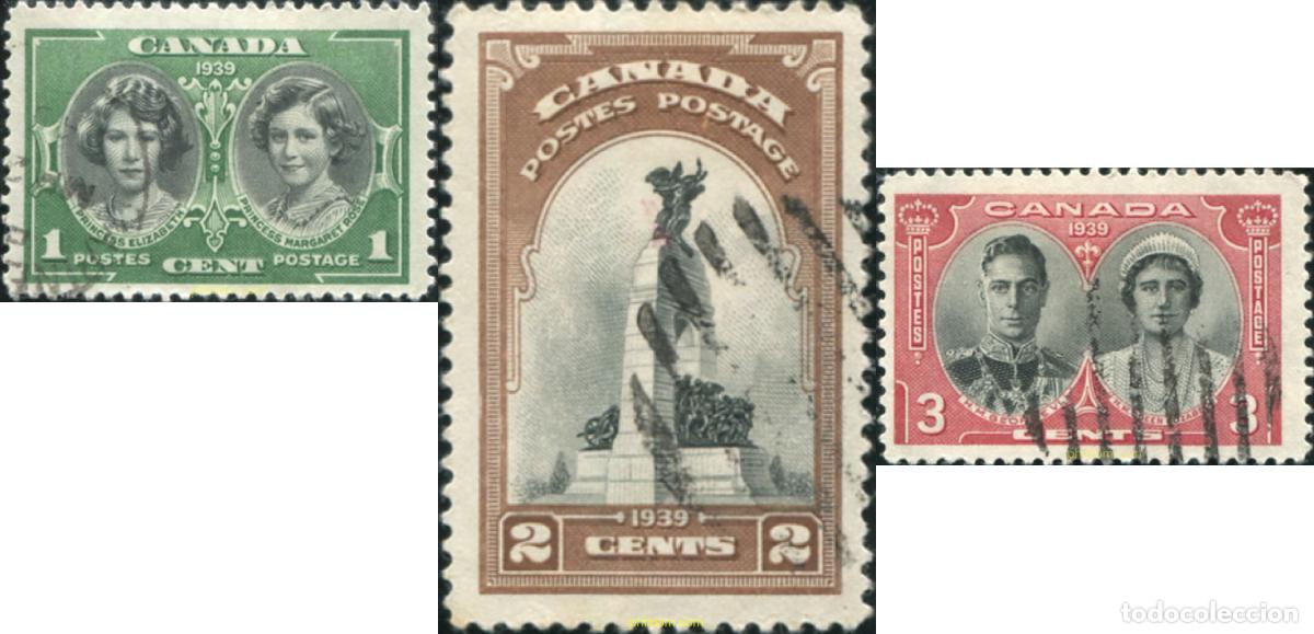 Francobolli: 796854 USED CANADA 1939 VISITA REAL