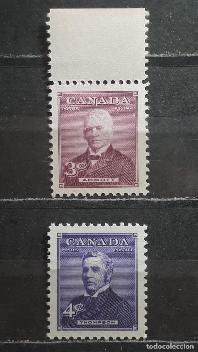 Timbres: CANAD&Aacute;. A&Ntilde;O 1954 **. YVERT 276/7