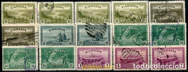 Sellos: 797109 USED CANADA 1946 COMMEMORACION DEL RETORNO A LA ECONOMIA