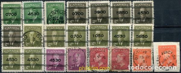Sellos: 797135 USED CANADA 1949 REY GEORGE VI