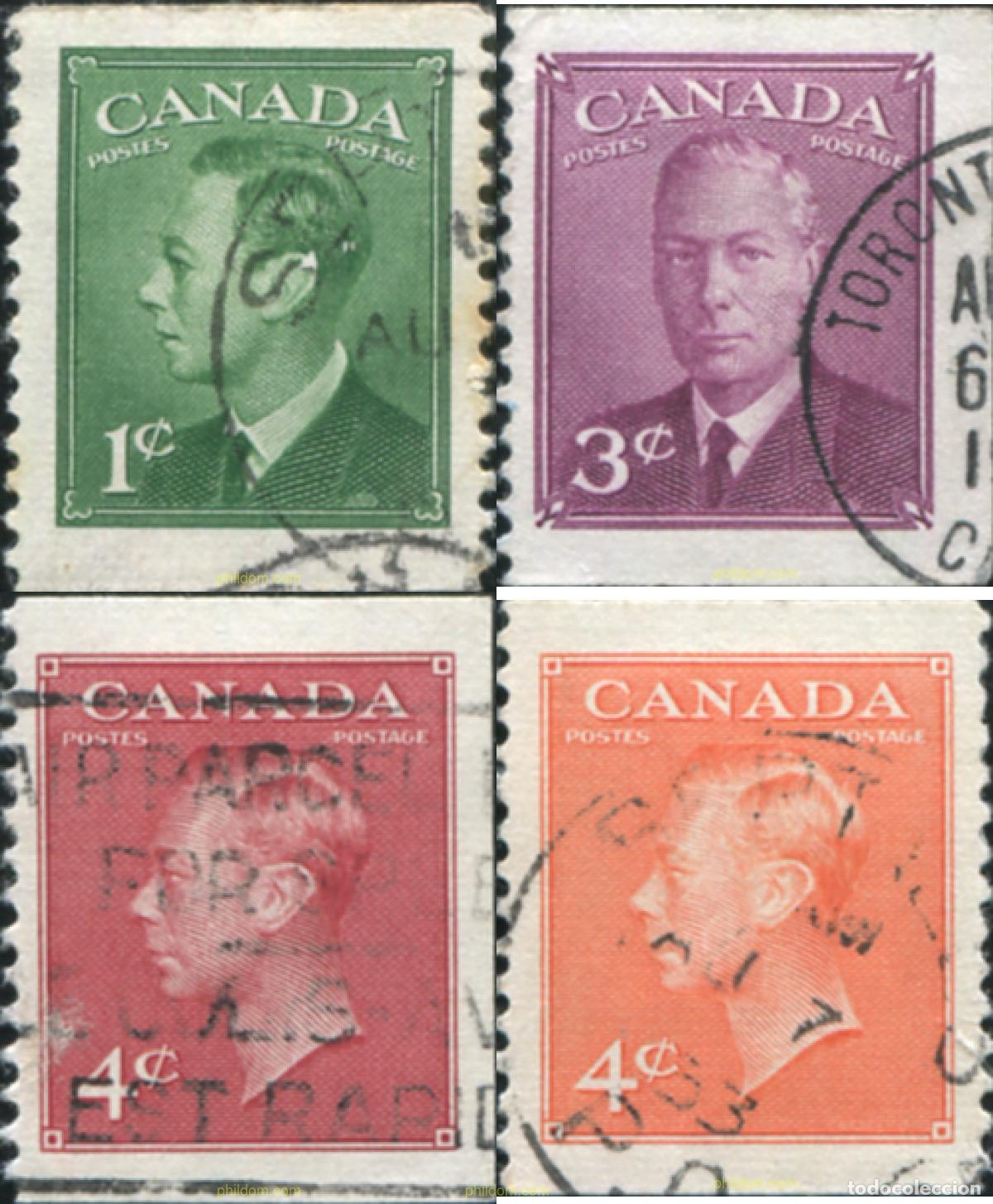Sellos: 797133 USED CANADA 1949 REY GEORGE VI