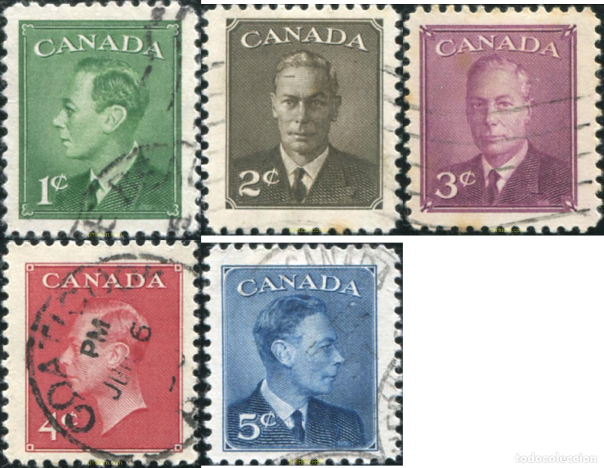 Sellos: 797141 USED CANADA 1950 REY GEORGE VI