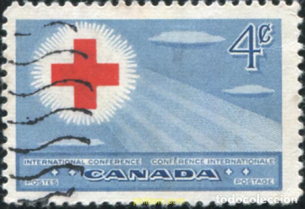 Sellos: 797167 USED CANADA 1952 18 CONFERENCIA INTERNACIONAL DE LA CRUZ ROJA, EN TORONTO