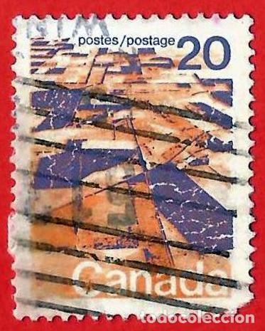Sellos: Canada. 1972. Scott # 596. Pradera de campo de cereales - Foto 1