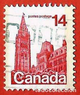 Sellos: Canada. 1978. Scott # 715. Parlamento de Ottawa - Foto 1