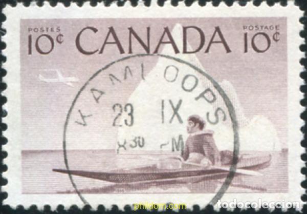 Sellos: 797249 USED CANADA 1955 SEMANA DE LA PRESERVACION DE LA FAUNA SALVAJE