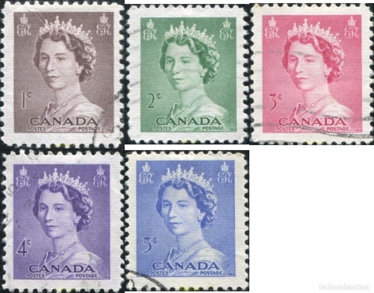 Sellos: 797262 USED CANADA 1953 ISABEL II