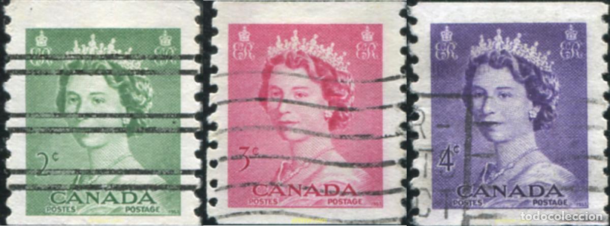 Sellos: 797263 USED CANADA 1953 ISABEL II - Foto 1