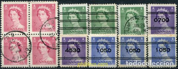 Sellos: 797266 USED CANADA 1953 ISABEL II