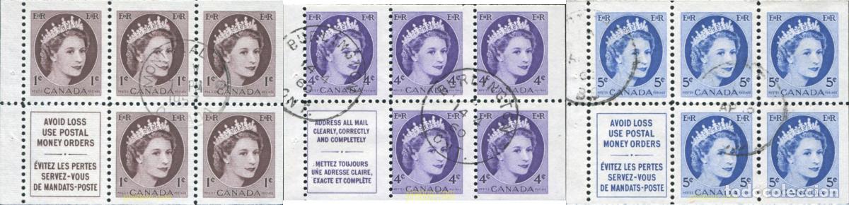Sellos: 797374 USED CANADA 1954 REINA ISABEL II