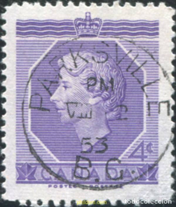 Sellos: 797237 USED CANADA 1953 COMMEMORACION DEL CORONAMIENTO DE ISABEL II