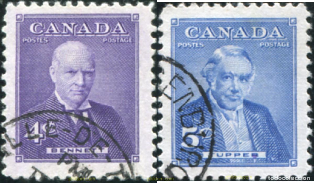 Sellos: 797382 USED CANADA 1955 PRIMEROS MINISTROS
