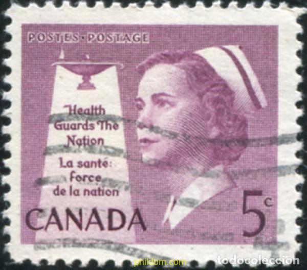 Sellos: 797396 USED CANADA 1958 50 ANIVERSARIO DE LA ASOCIACION CANADIENSE DE ENFERMERAS