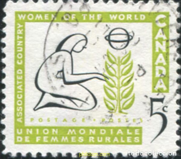 Sellos: 797400 USED CANADA 1959 UNION MUNDIAL DE LAS MUJERES DEL CAMPO