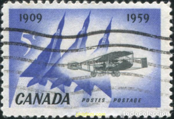 Sellos: 797398 USED CANADA 1959 PIONERO DE LA AVIACION