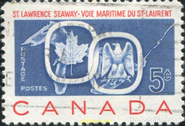 Sellos: 797401 USED CANADA 1959 INAGURACION DEL LA RUTA MARITIMA DE SAINT-LAURENT
