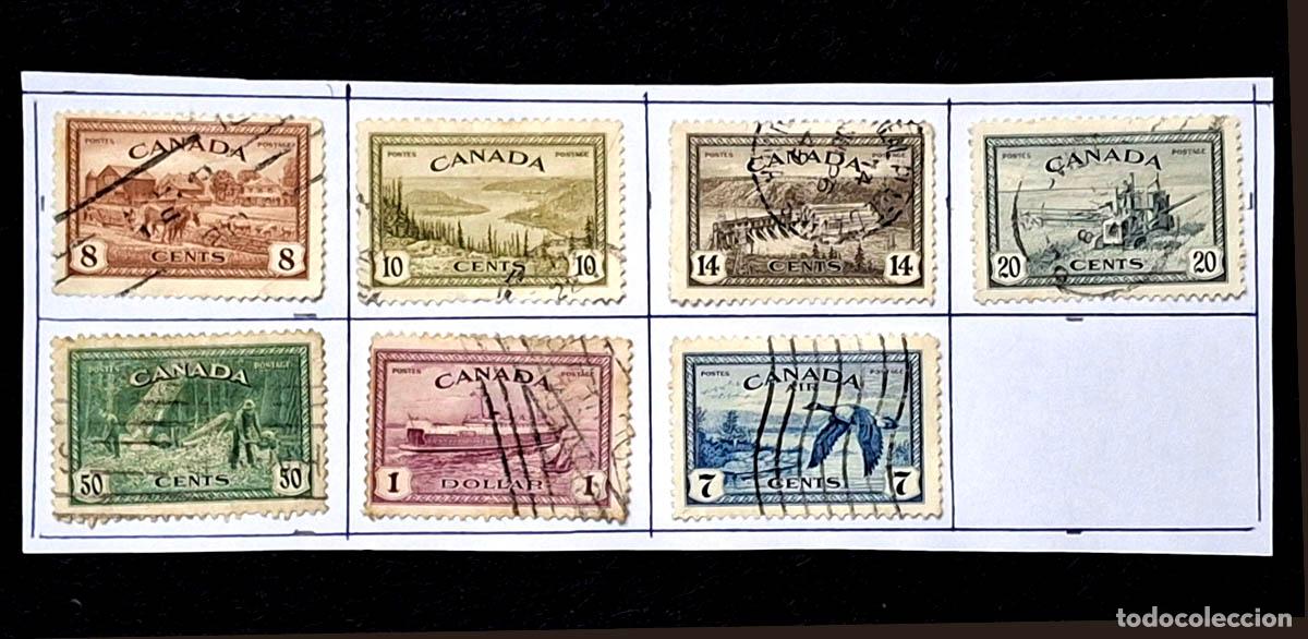 Sellos: 1946-1947 - 7 sellos de Canada