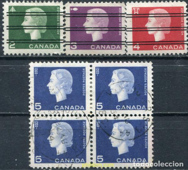 Sellos: 797471 USED CANADA 1962 REINA ISABEL II Y SIMBOLOS DE LAS ACTIVIDADES NACIONALES