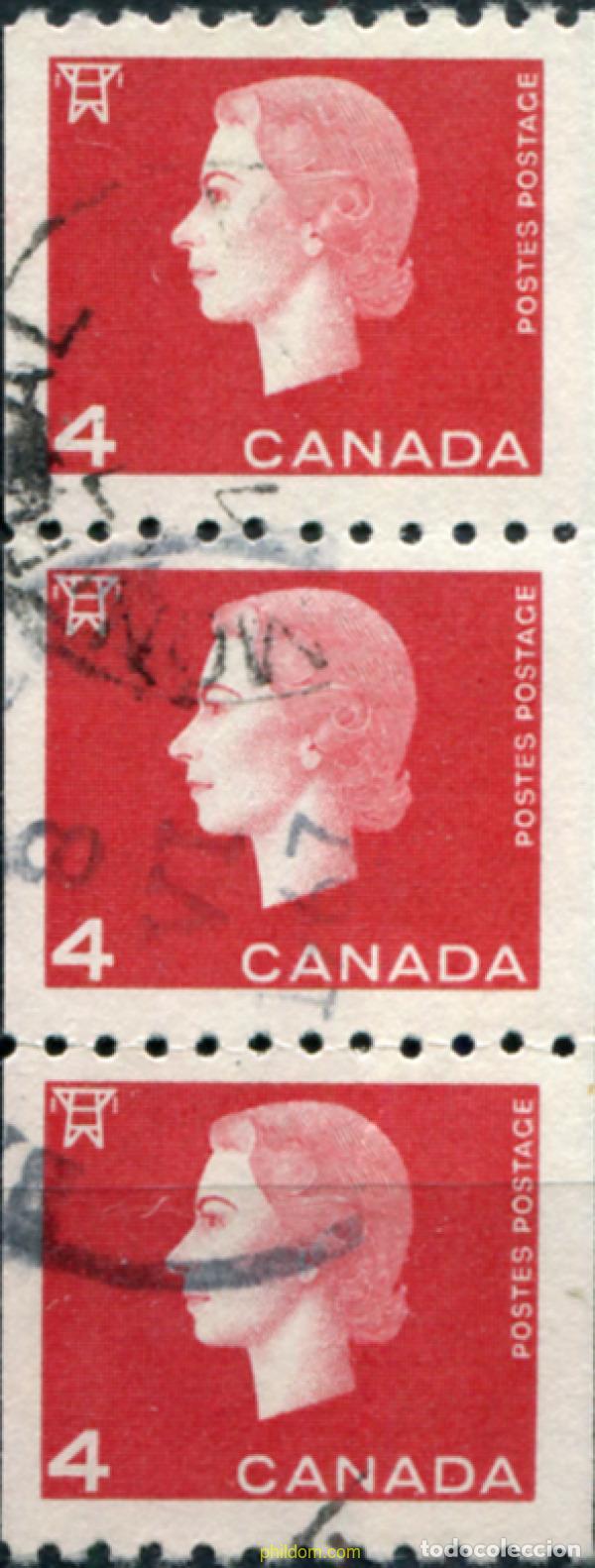 Sellos: 797470 USED CANADA 1962 REINA ISABEL II Y SIMBOLOS DE LAS ACTIVIDADES NACIONALES