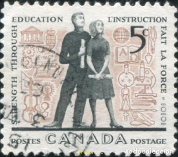 Sellos: 797478 USED CANADA 1962 2 CONFERENCIA INTERNACIONAL DE LA EDUCACION, EN MONTREAL