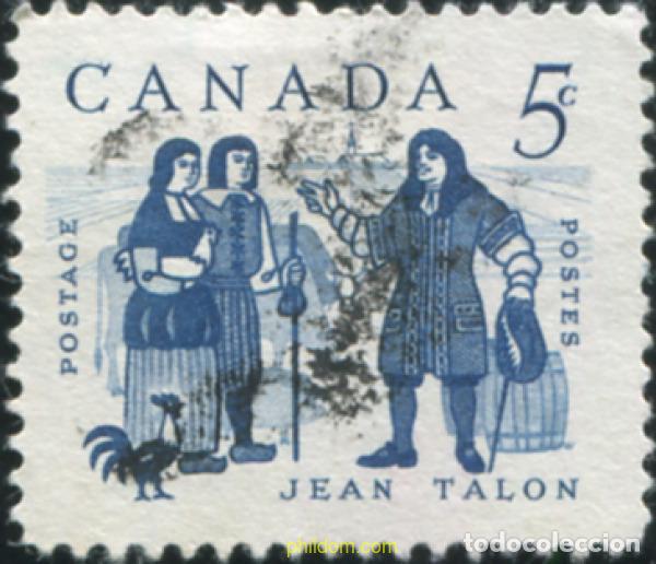 Sellos: 797480 USED CANADA 1962 JEAN TALON, INTENDENTE DE LA NUEVA FRANCIA