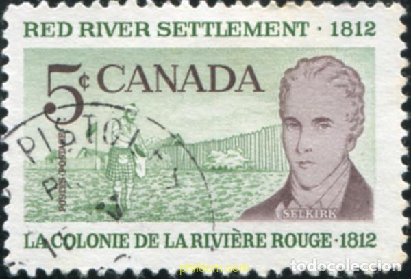 Sellos: 797479 USED CANADA 1962 150 ANIVERSARIO DE LA COLONIA DE LA RIVIERE ROUGE