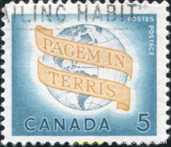 Sellos: 797488 USED CANADA 1964 PAZ ENTRE LOS HOMBRES Y LAS NACIONES