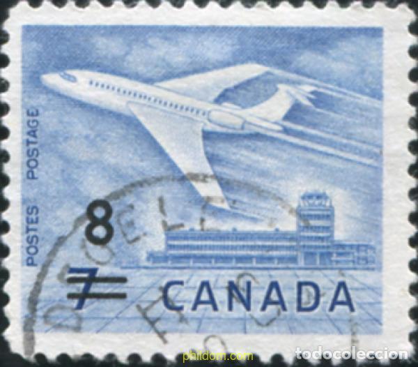 Sellos: 797499 USED CANADA 1964 AVION A REACCION