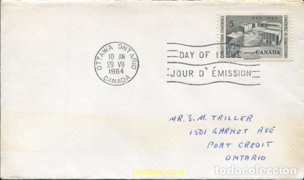 Sellos: 797510 USED CANADA 1964 CENTENARIO DE LA CONFERENCIA DE CHARLOTTETOWN