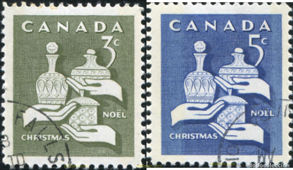 Sellos: 797518 USED CANADA 1965 NAVIDAD