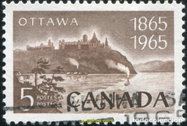 Sellos: 797516 USED CANADA 1965 CENTENARIO DE LA CAPITAL FEDERAL