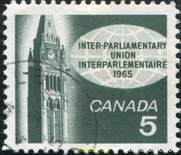Sellos: 797515 USED CANADA 1965 CONGRESO DE LA UNION INTERPARLAMENTARIA, EN OTTAWA