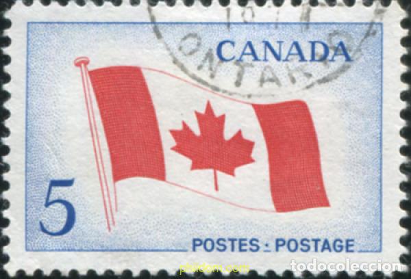 Sellos: 797513 USED CANADA 1965 BANDERA NACIONAL
