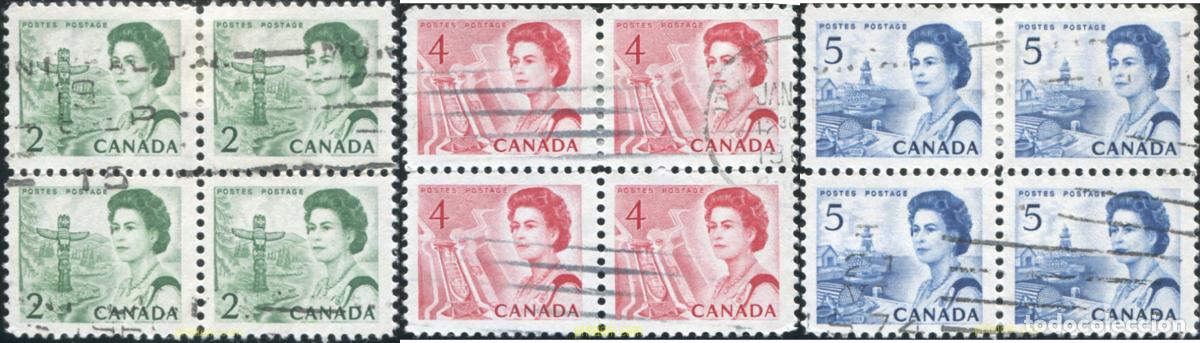 Sellos: 797612 USED CANADA 1967 REINA ISABEL II Y VISTAS