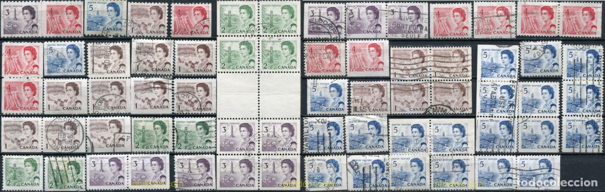 Sellos: 797638 USED CANADA 1967 REINA ISABEL II Y VISTAS