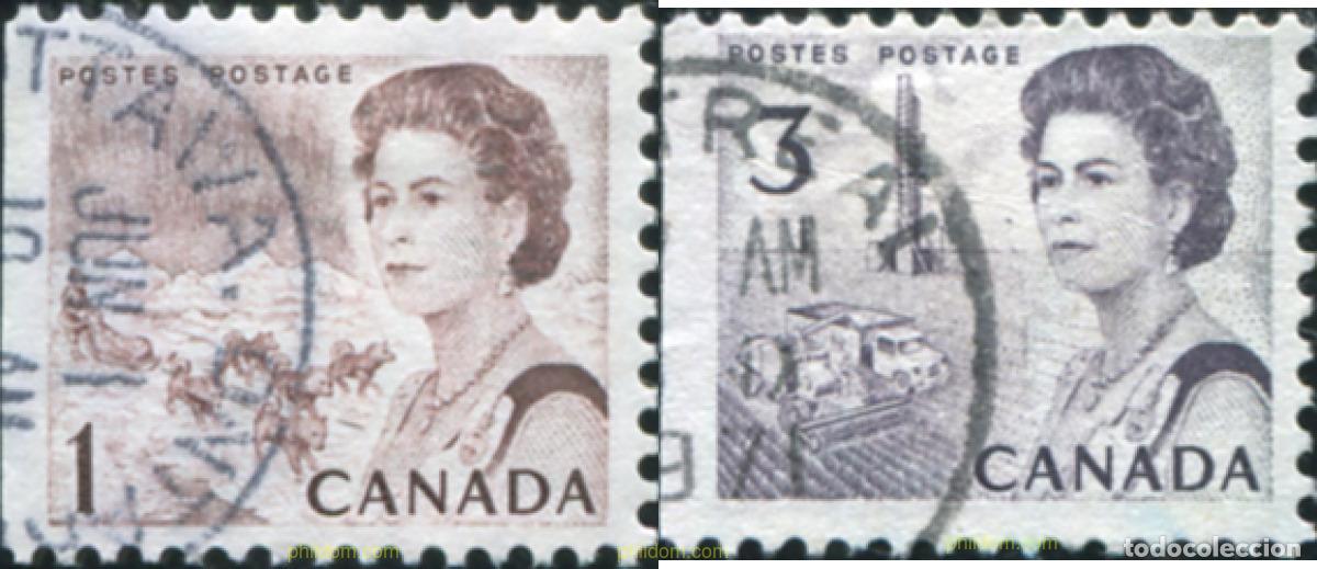 Sellos: 797782 USED CANADA 1967 REINA ISABEL II Y VISTAS