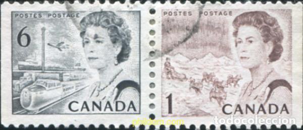 Sellos: 797783 USED CANADA 1970 SERIE BASICA