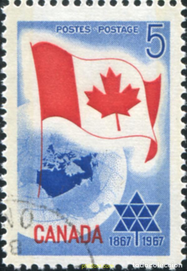 Sellos: 797792 USED CANADA 1967 CENTENARIO DE LA CONFEDERACION