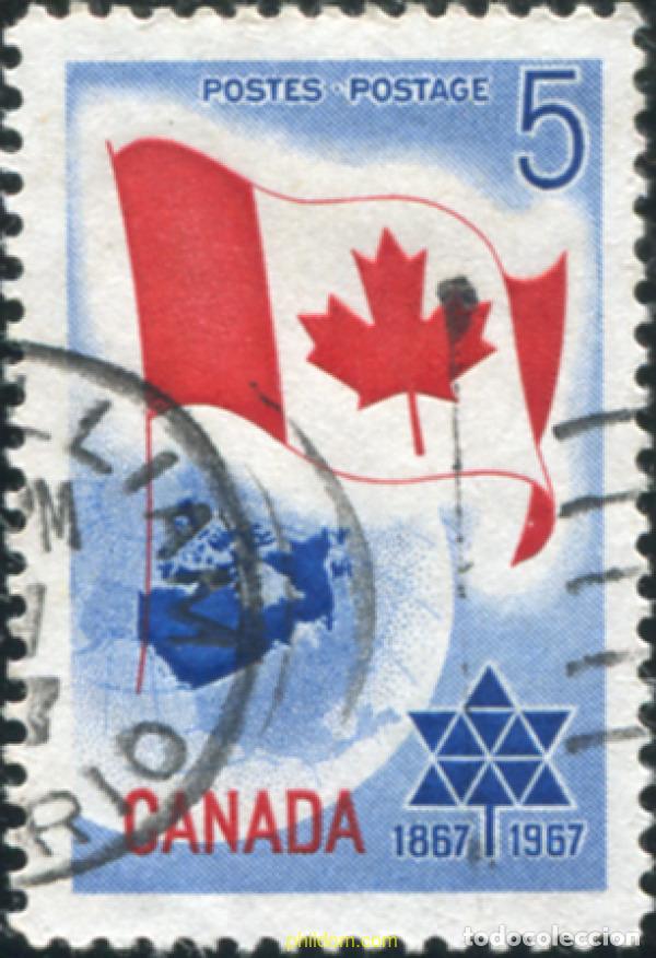 Sellos: 797790 USED CANADA 1967 CENTENARIO DE LA CONFEDERACION - Foto 1