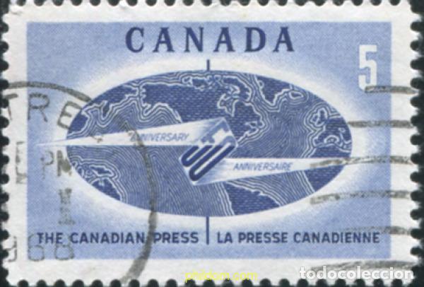 Sellos: 797797 USED CANADA 1967 50 ANIVERSARIO DE LA AGENCIA &rdquo;LA PRENSA CANADIENSE&rdquo;