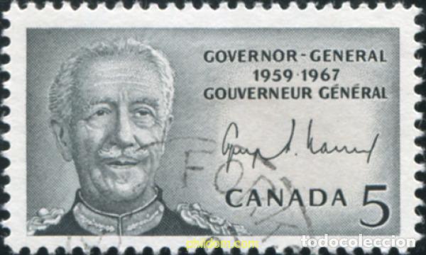 Sellos: 797798 USED CANADA 1967 MUERTE DEL GOBERNADOR GENERAL GEORGES PHILIAS VANIER